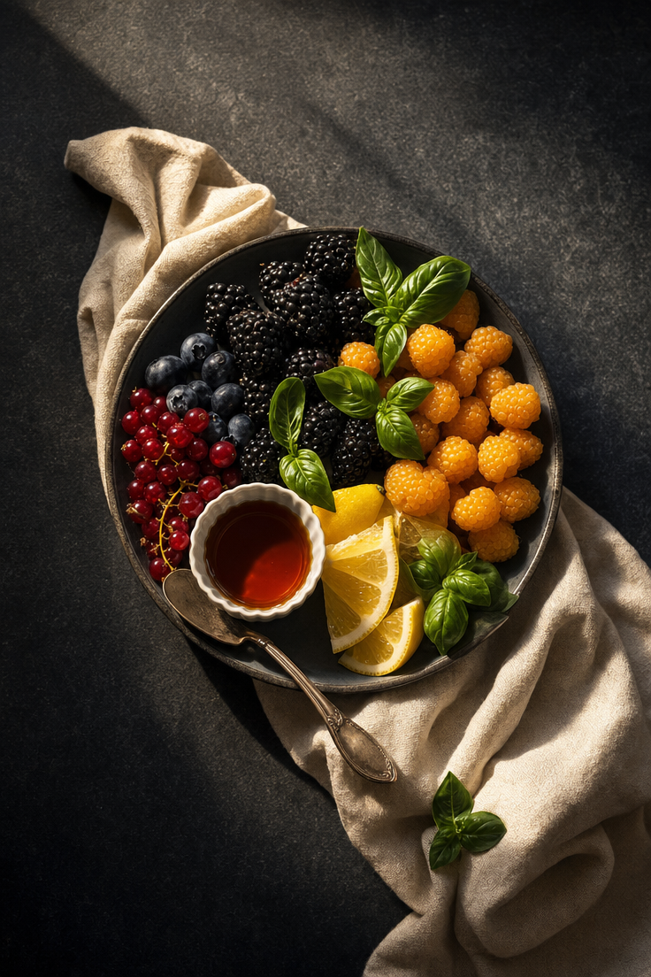 Luxe Berry Medley with Citrus and Herbs