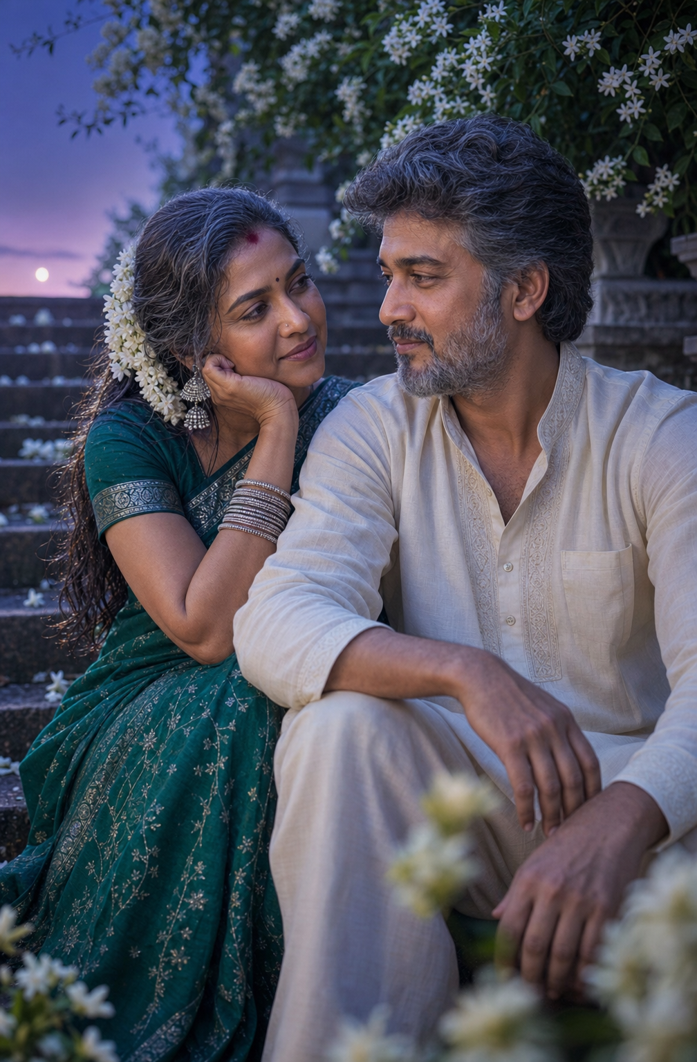 Timeless Romance Between Mature Indian Partners