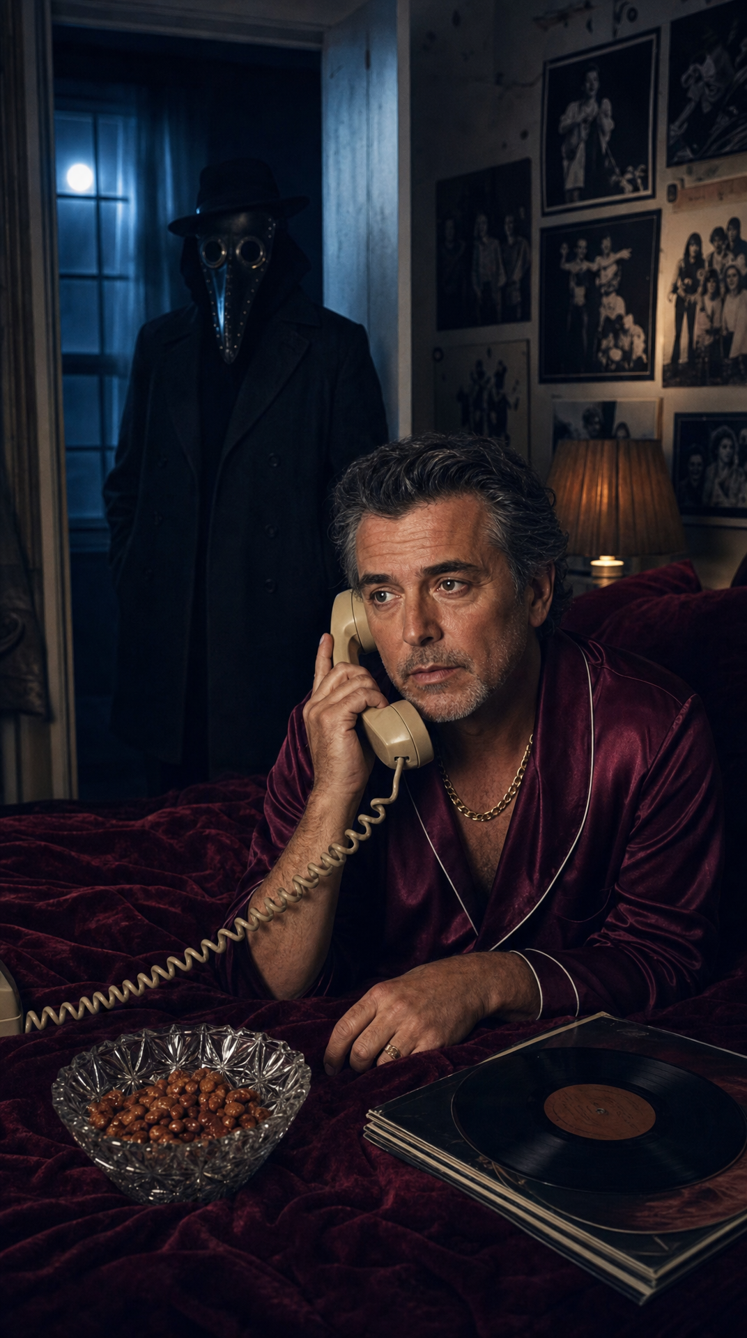 Middle-Aged Man's Midnight Phone Call Encounter