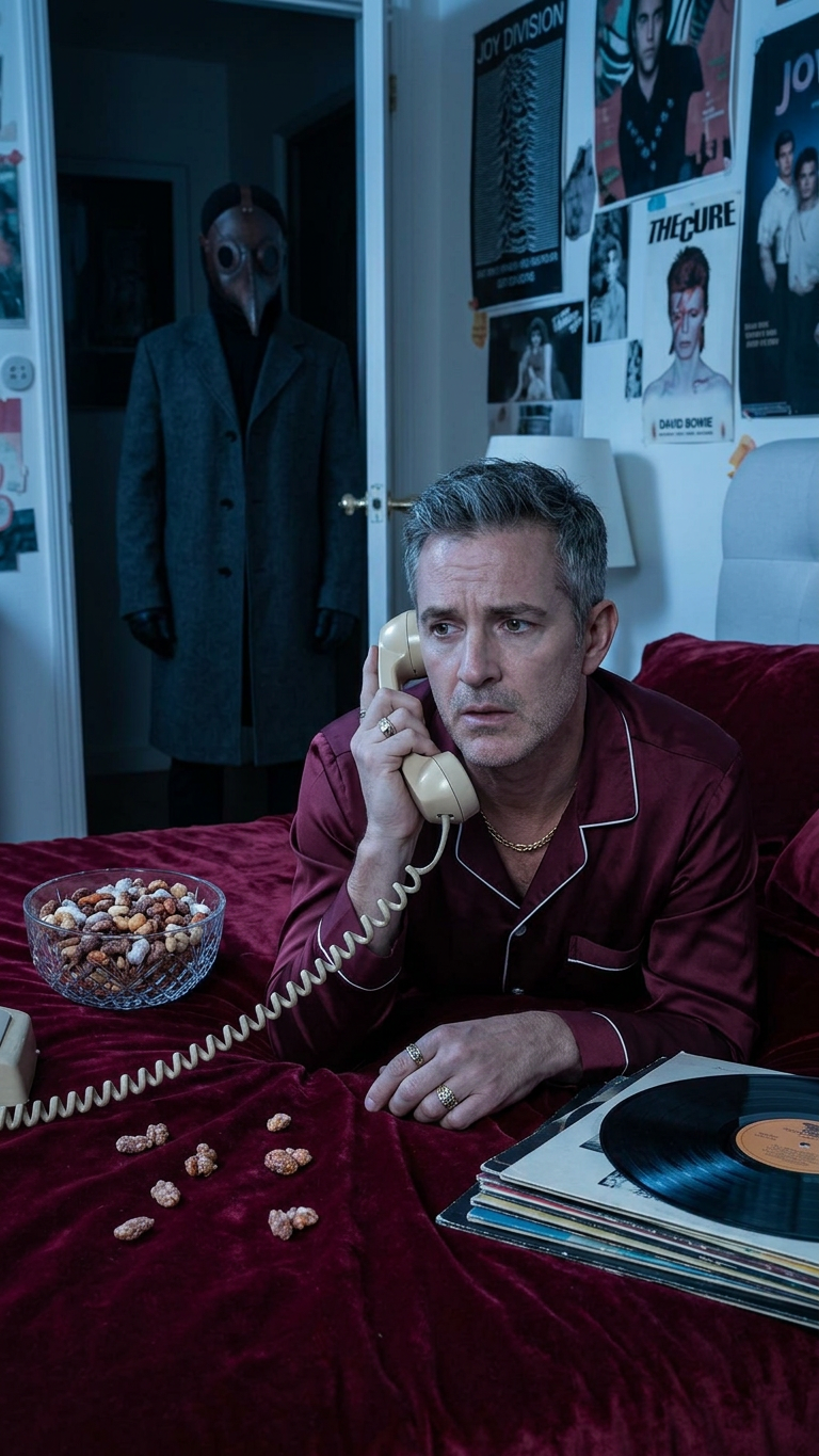 Middle-Aged Man's Midnight Phone Call Encounter