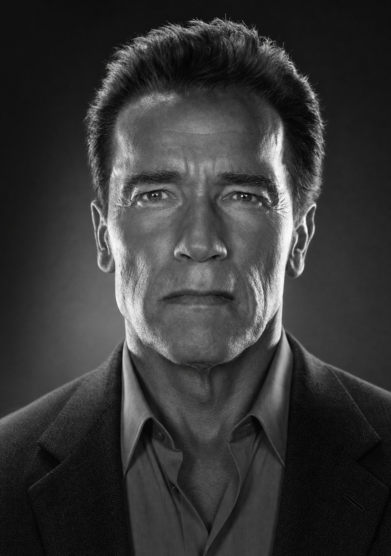 Stern Studio Portrait, Charcoal Blazer