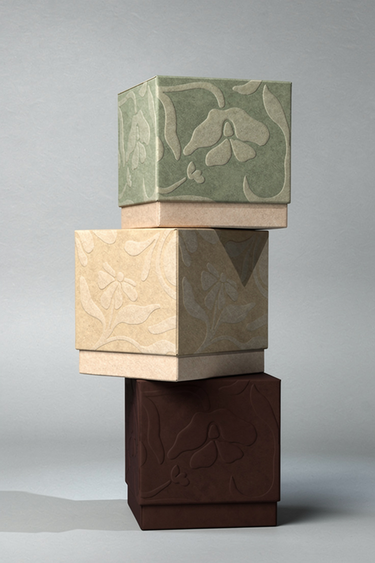 Three Luxury Candles in Sage Tones